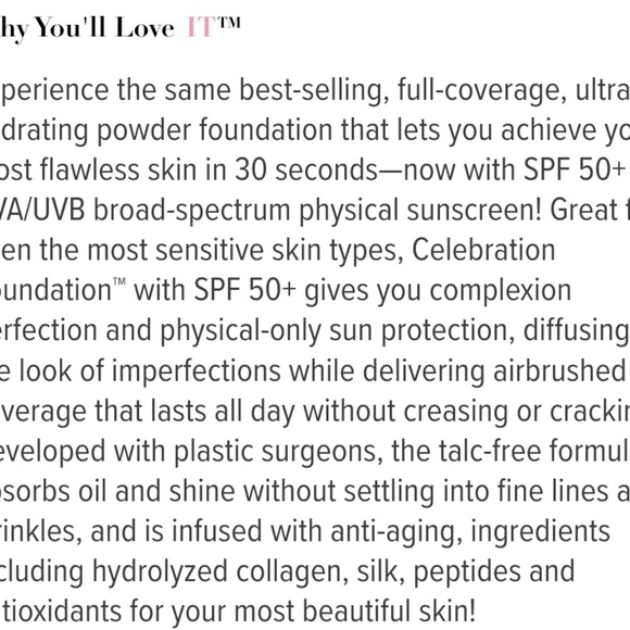 it COSMETICS Celebration Foundation spf 50+ - Picture 3 of 4